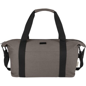 Joey GRS recycled canvas sports duffel bag 25L, Grey (Travel bags)