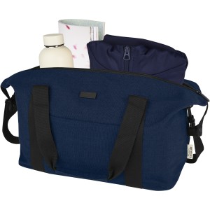 Joey GRS recycled canvas sports duffel bag 25L, Navy (Travel bags)