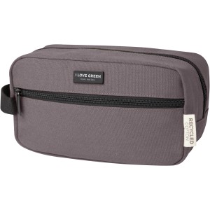 Joey GRS recycled canvas travel accessory pouch bag 3.5L, Gr (Cosmetic bags)