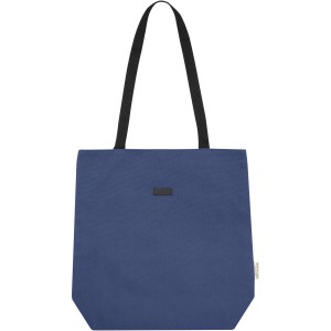 Joey GRS recycled canvas versatile tote bag 14L, Navy (cotton bag)