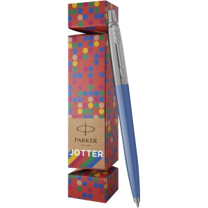 Jotter Cracker Pen gift set, Process blue (Pen sets)