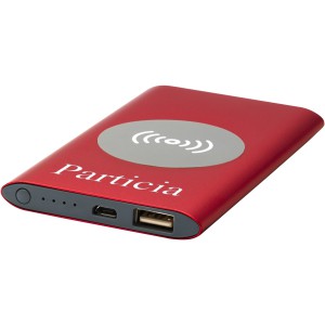 Juice 4000mAh wireless powerbank, Red (Powerbanks)