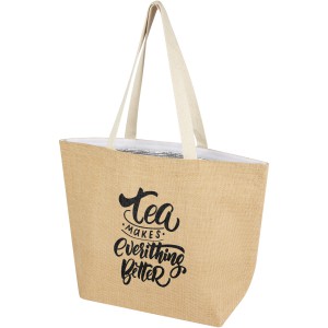 Juta 300 g/m2 jute cooler tote bag 12L, Natural (Cooler bags)