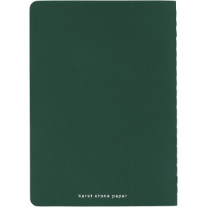 Karst(r) A6 stone paper softcover pocket journal - blank, Dark green (Notebooks)