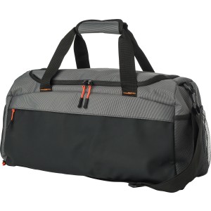 500D Two Tone duffle bag Mabel, Grey/Silver