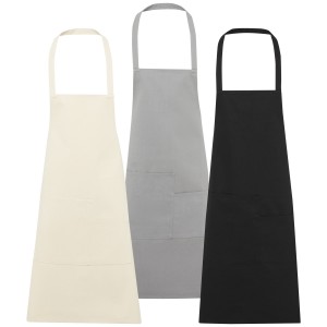 Khana 280 g/m2 cotton apron, Grey (Apron)