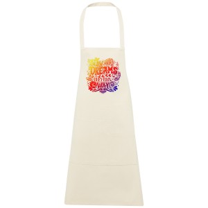 Khana 280 g/m2 cotton apron, Off white (Apron)