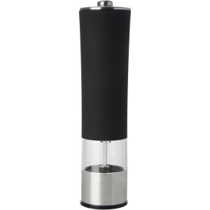 Kirkenes electric salt or pepper mill, Solid black (Metal kitchen equipments)