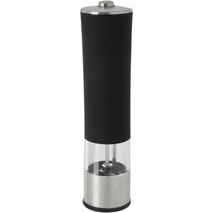 Kirkenes electric salt or pepper mill, Solid black (Metal kitchen equipments)