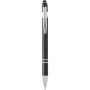 Kish ballpoint pen with silver finish (black ink), Solid bla