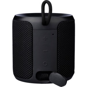 Recycled ABS outdoor speaker Lloyd, black