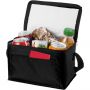 Kumla slash pocket lunch cooler bag, solid black