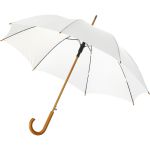 Kyle 23" auto open umbrella wooden shaft and handle, White (10904802)