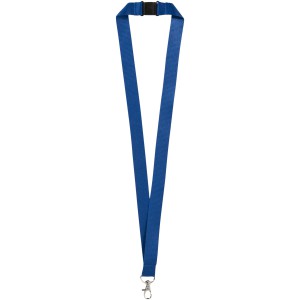 Lago lanyard with break-away closure, Navy (Lanyard, armband, badge holder)