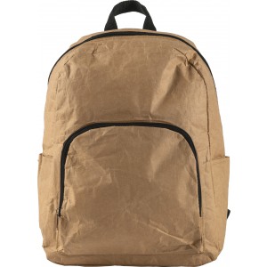 Laminated paper (80 gr/m2) cooler backpack Maddie, brown