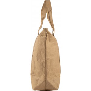 Laminated paper (80 gr/m2) cooler shopping bag Oakley, brown (Cooler bags)