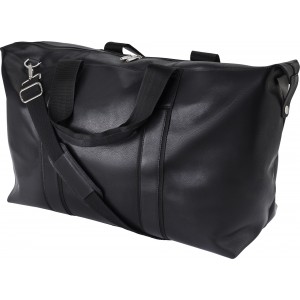 Leather sports bag Noah, black (Travel bags)