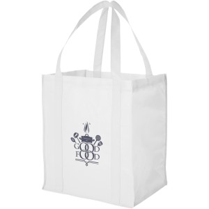 Liberty non-woven tote bag, White (Shopping bags)