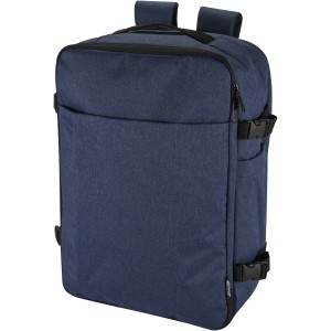 Libra 17" GRS recycled carry-on backpack 25L, Heather navy