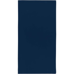 Lucas RPET sport towel 50x100 cm, Navy (Towels)