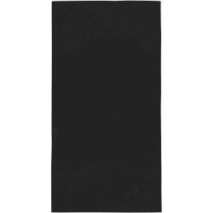 Lucas RPET sport towel 70x140 cm, Solid black (Towels)