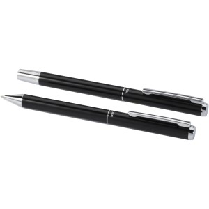 Lucetto recycled aluminium ballpoint and rollerball pen gift (Pen sets)