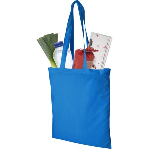 Madras 140 g/m2 cotton tote bag, Process Blue (cotton bag)