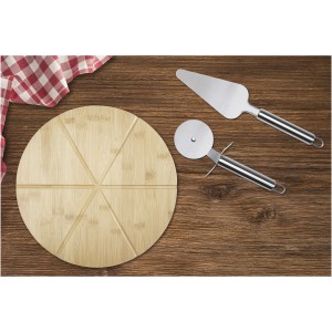 Mangiary bamboo pizza peel and tools, Natural (Wood kitchen equipments)