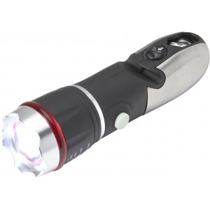 Metal 8-in-1 torch Amayah, black (Car accesories)