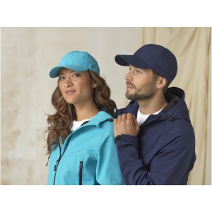 Mica 6 panel GRS recycled cool fit cap, NXT blue (Hats)