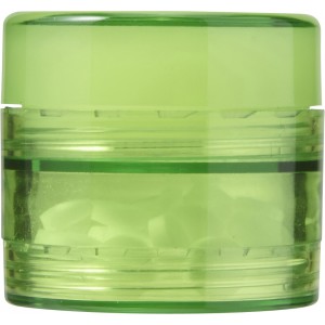 Mint holder with lip balm, light green (Food)