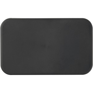 MIYO Renew single layer lunch box, Granite, Solid black (Plastic kitchen equipments)