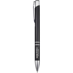 Moneta recycled aluminium ballpoint pen (blue ink), Solid bl (Metallic pen)