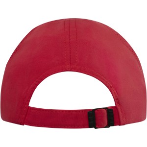 Morion 6 panel GRS recycled cool fit sandwich cap, Red (Hats)