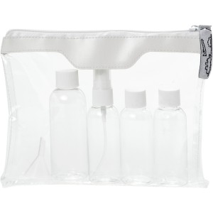 Munich airline approved travel bottle set, White (Travel items)