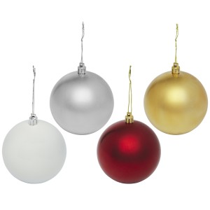 Nadal christmas bauble, Silver (Decorations)