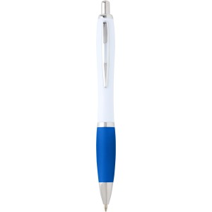 Nash recycled plastic ballpoint pen (black ink), Aqua (Plastic pen)