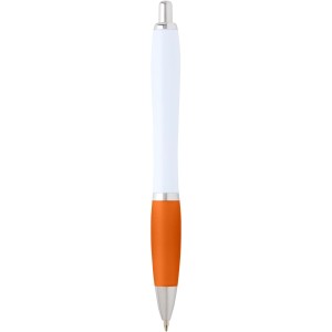 Nash recycled plastic ballpoint pen (black ink), Orange (Plastic pen)