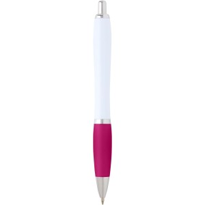 Nash recycled plastic ballpoint pen (black ink), Pink (Plastic pen)