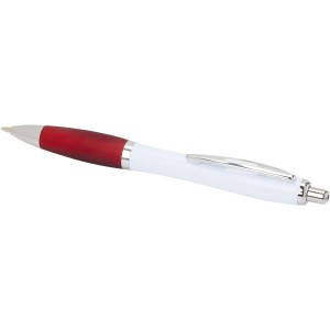 Nash recycled plastic ballpoint pen (black ink), Red (Plastic pen)