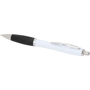 Nash recycled plastic ballpoint pen (black ink), Solid black (Plastic pen)