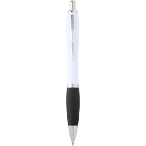 Nash recycled plastic ballpoint pen (black ink), Solid black (Plastic pen)