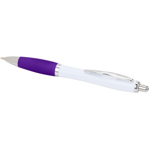 Nash recycled plastic ballpoint pen (blue ink), Purple (Plastic pen)