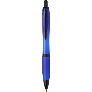 Nash recycled plastic ballpoint pen with black trims (black 