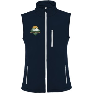 Nevada unisex softshell bodywarmer, Navy Blue (Vests)