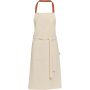 Nia 200 g/m2 recycled cotton apron, Brick