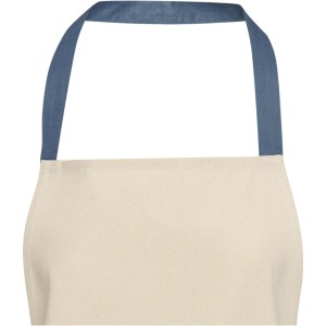 Nia 200 g/m2 recycled cotton apron, Ice blue (Kitchen textile)