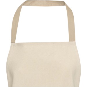 Nia 200 g/m2 recycled cotton apron, Oatmeal (Kitchen textile)