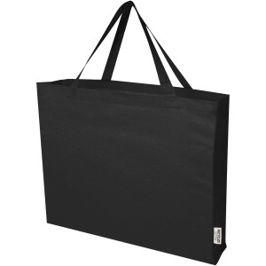 Odessa 220 g/m2 GRS recycled cotton large tote bag, Solid bl (Shopping bags)