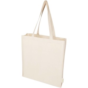 Odisha 180 g/m2 OCS organic full gusset tote bag 14L, Natura